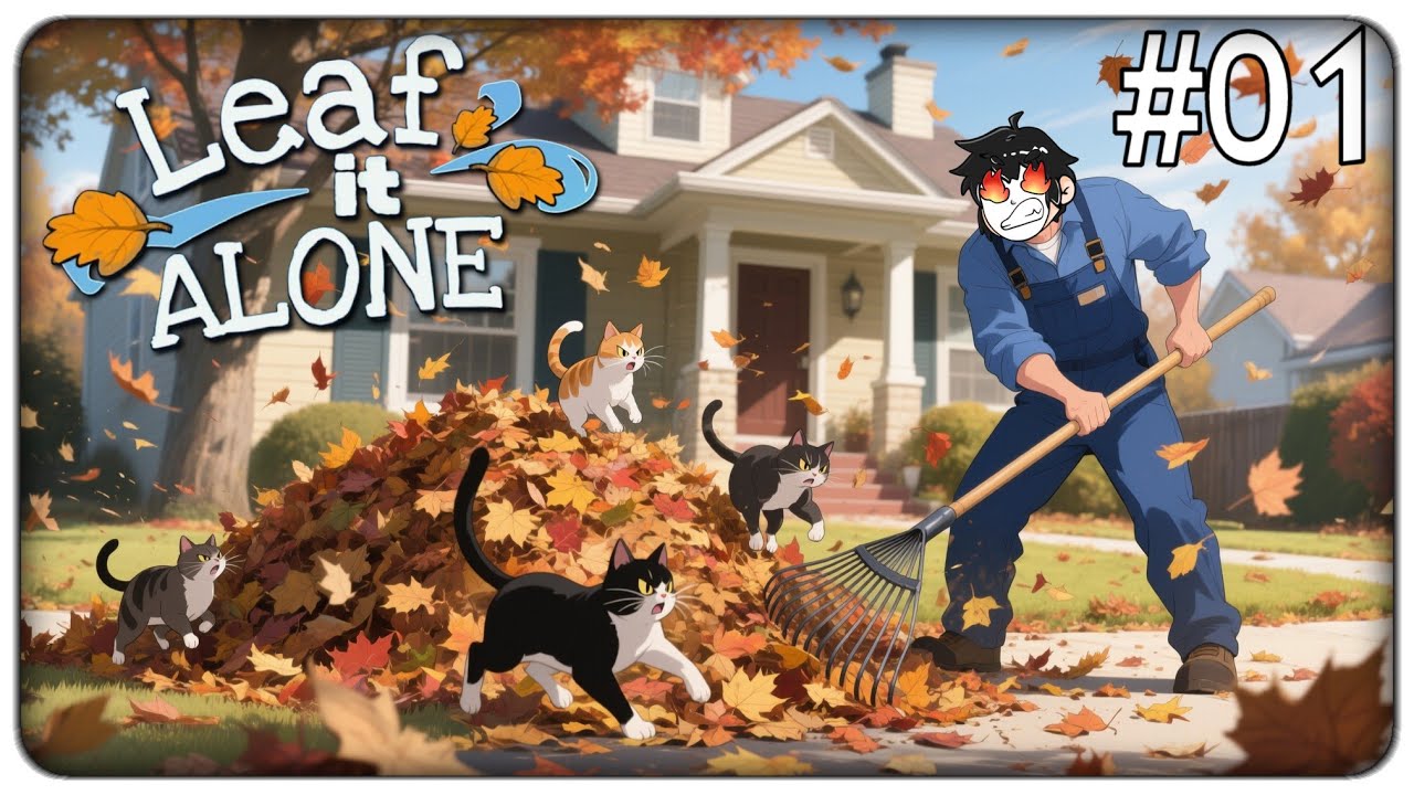 DEVO RACCOGLIERE OLTRE 100.000 FOGLIE SECCHE... MA HO SOLO UN RASTRELLO | Leaf it Alone - ep.01