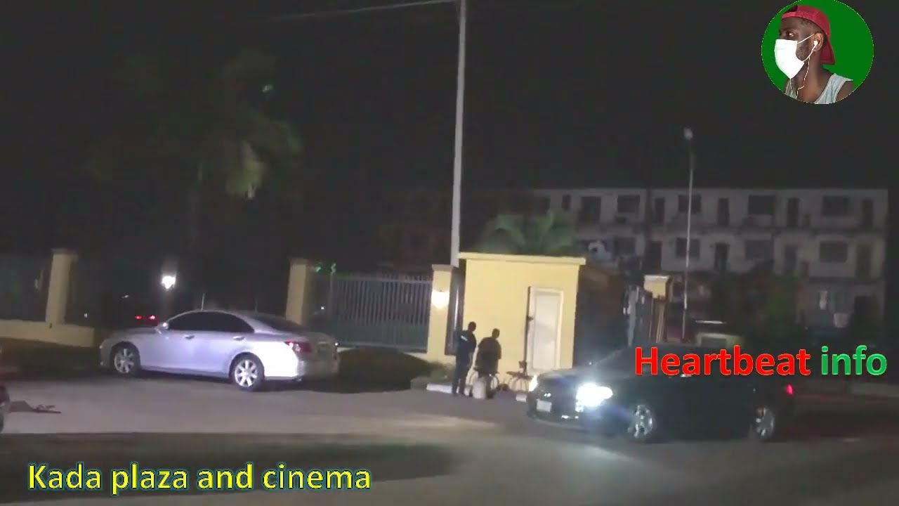 Benin city at night / outside fun places at sapele road