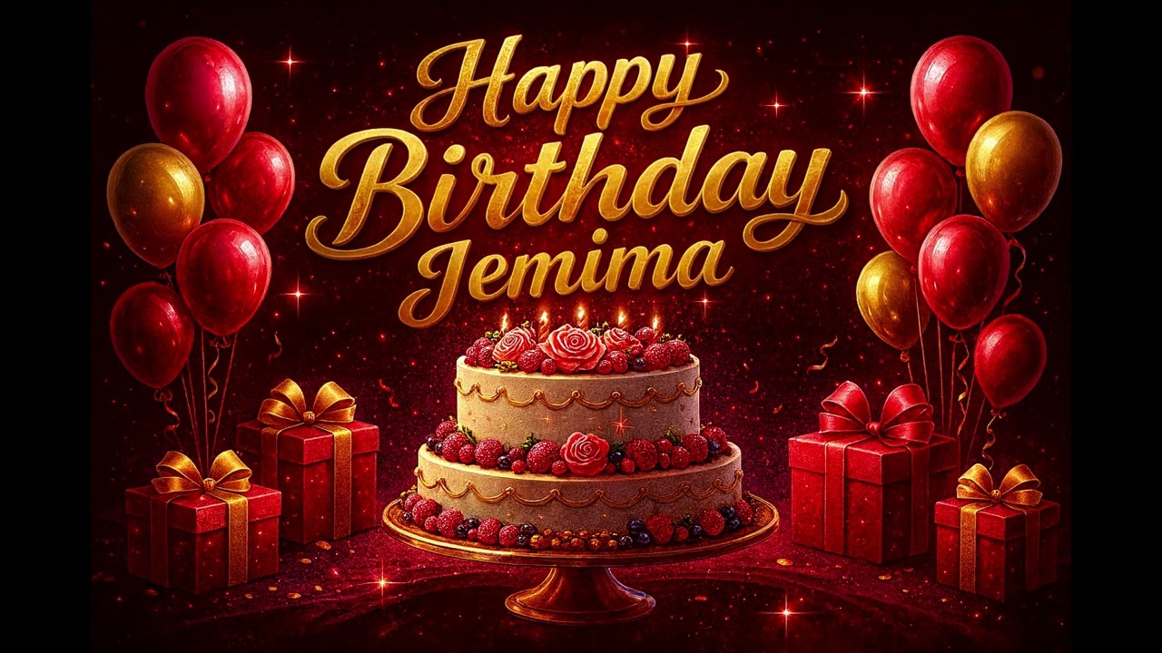 Happy Birthday Jemima