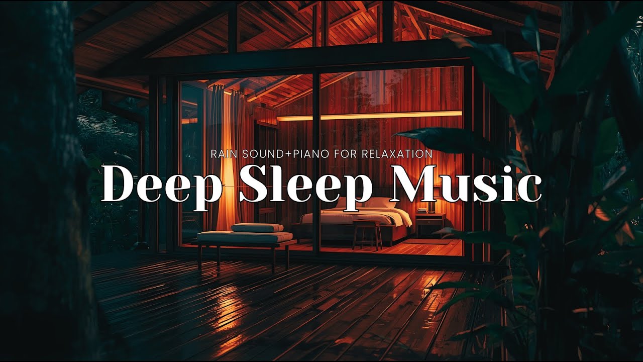 Relaxing Sleep Music with Rain Sounds – Soft Piano to Ease Stress and Insomnia