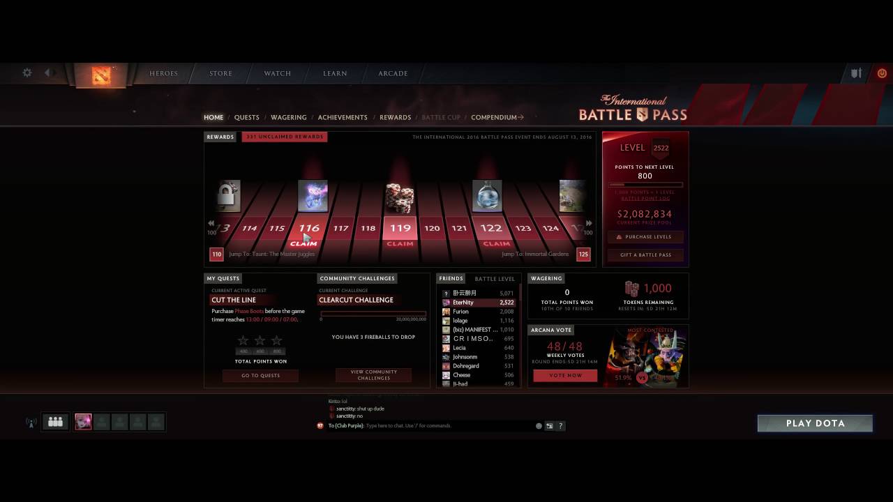 Dota 2 TI6 Maximum Level Compendium!