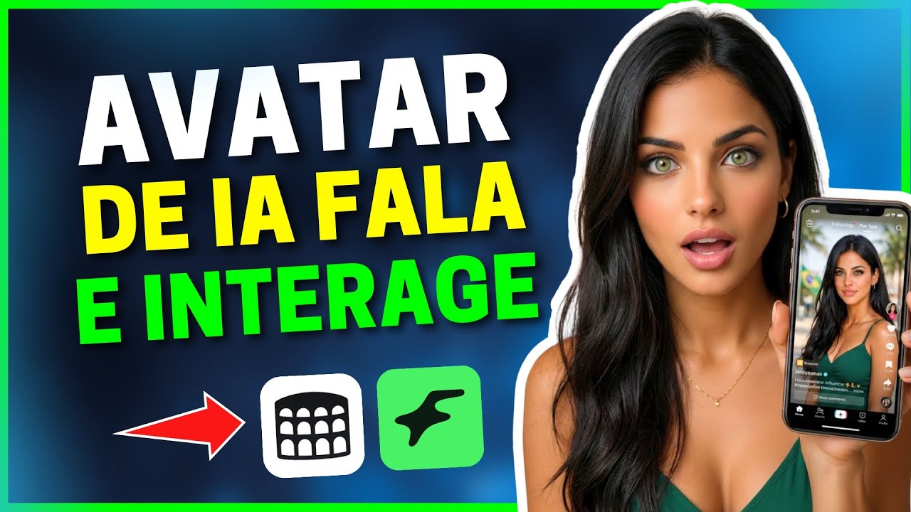 ✅ NOVO M&Eacute;TODO: Crie Personagem de IA REALISTA que FALA e INTERAGE GR&Aacute;TIS