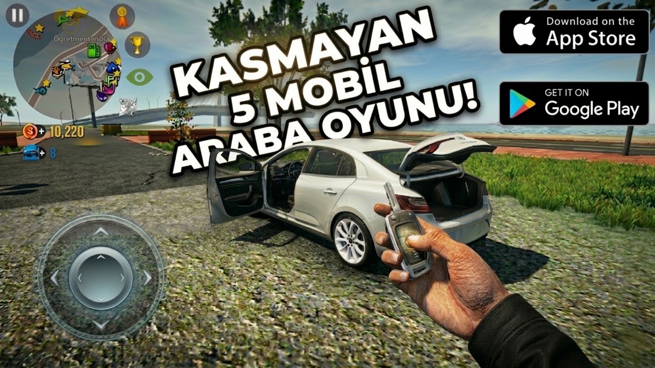 MOBİLDE EN EFSANE KASMAYAN 5 ARABA OYUNU 🔥🚗