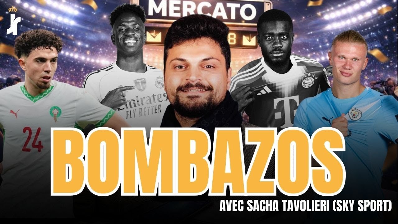 EXCLUS MERCATO REAL MADRID | HAALAND, VINI, EL AYNAOUI... AVEC SACHA TAVOLIERI DE SKY SPORT (REDIFF)