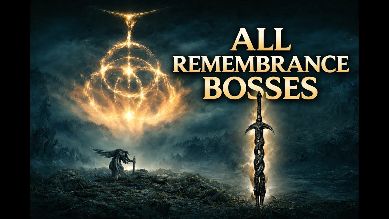 Elden Ring - All Remembrance Bosses vs ONE Sword
