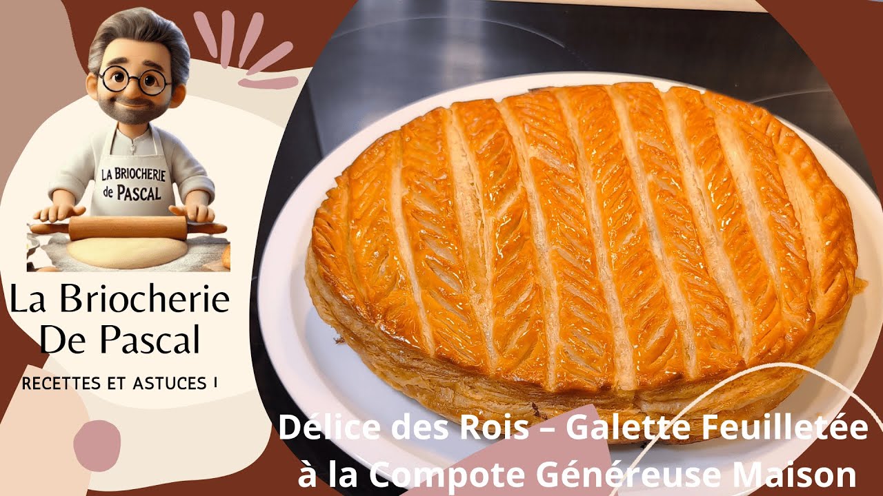 Délice des Rois – Galette Feuilletée - Compote Maison | Feuilletage Inversé au Beurre Manié