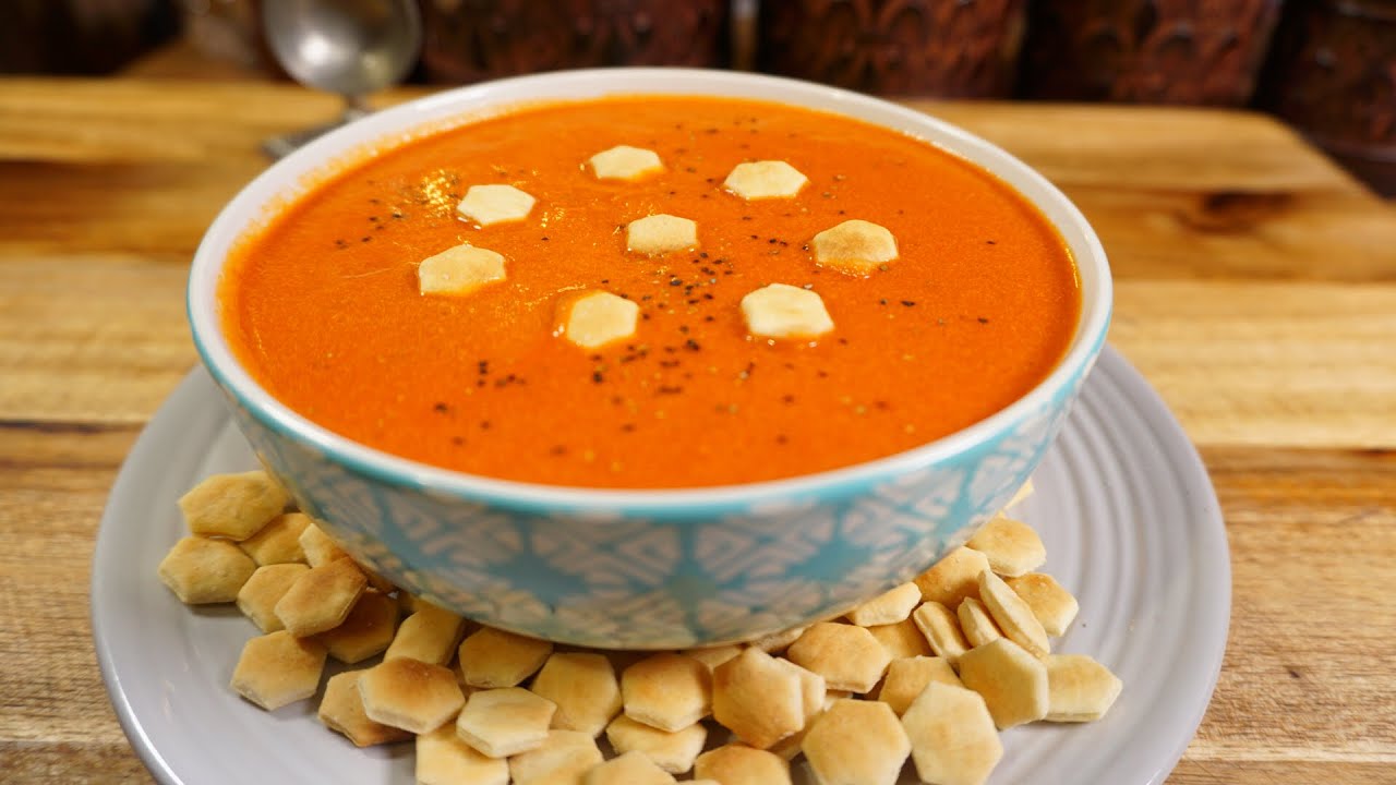 Easy Creamy Tomato Soup | Tomato Bisque