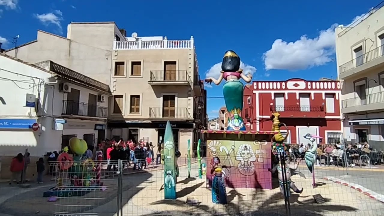 Plantá de la falla NONINÁ Chella, 14-15 marzo de 2025. Canción hecha con Suno IA.