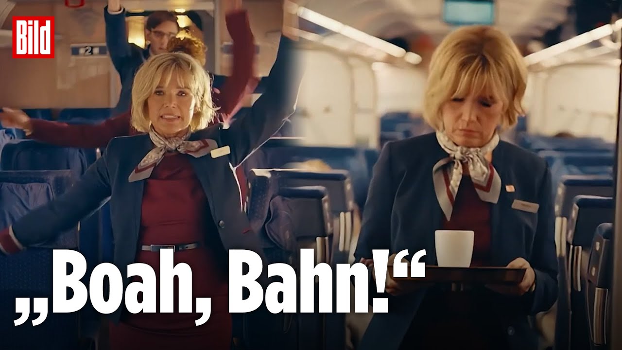 Anke Engelke macht witzige Werbung f&uuml;r die Deutsche Bahn