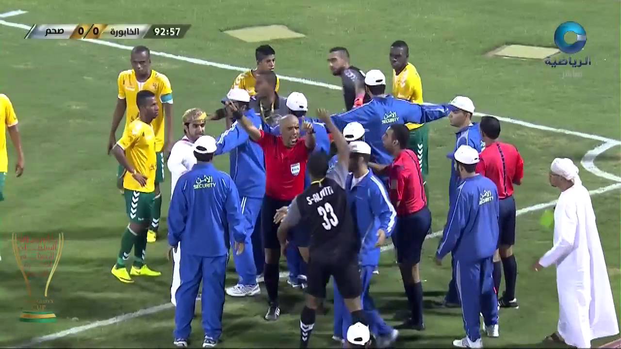 نهائي كأس جلالة السلطان هدف صحم الوحيد في مرمى الخابورة