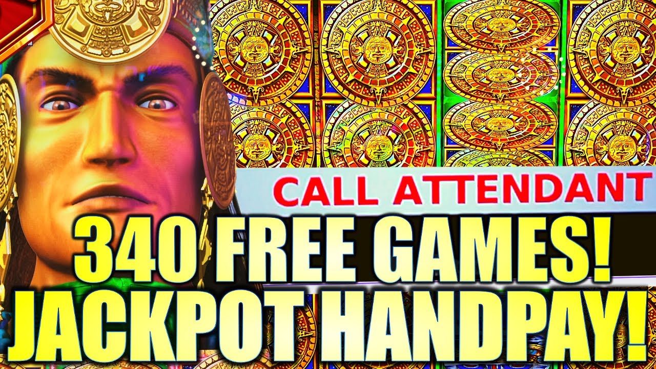 ★JACKPOT HANDPAY!★ 340 FREE GAMES TRIGGERED!! MAYAN CHIEF BOOSTED GREAT STACKS Slot Machine (KONAMI)