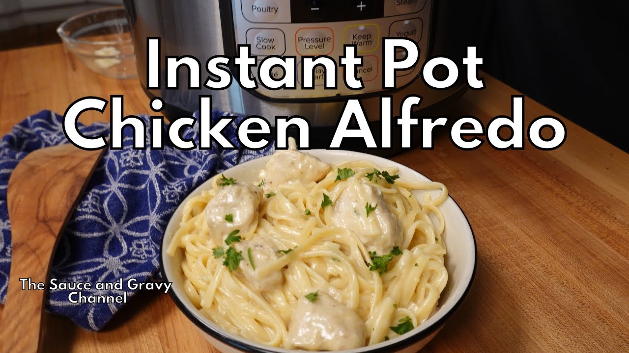 Instant Pot Chicken Alfredo | One Pot Meal You Can Make in Minutes | Amazingly Tasty Low-Cost Meal