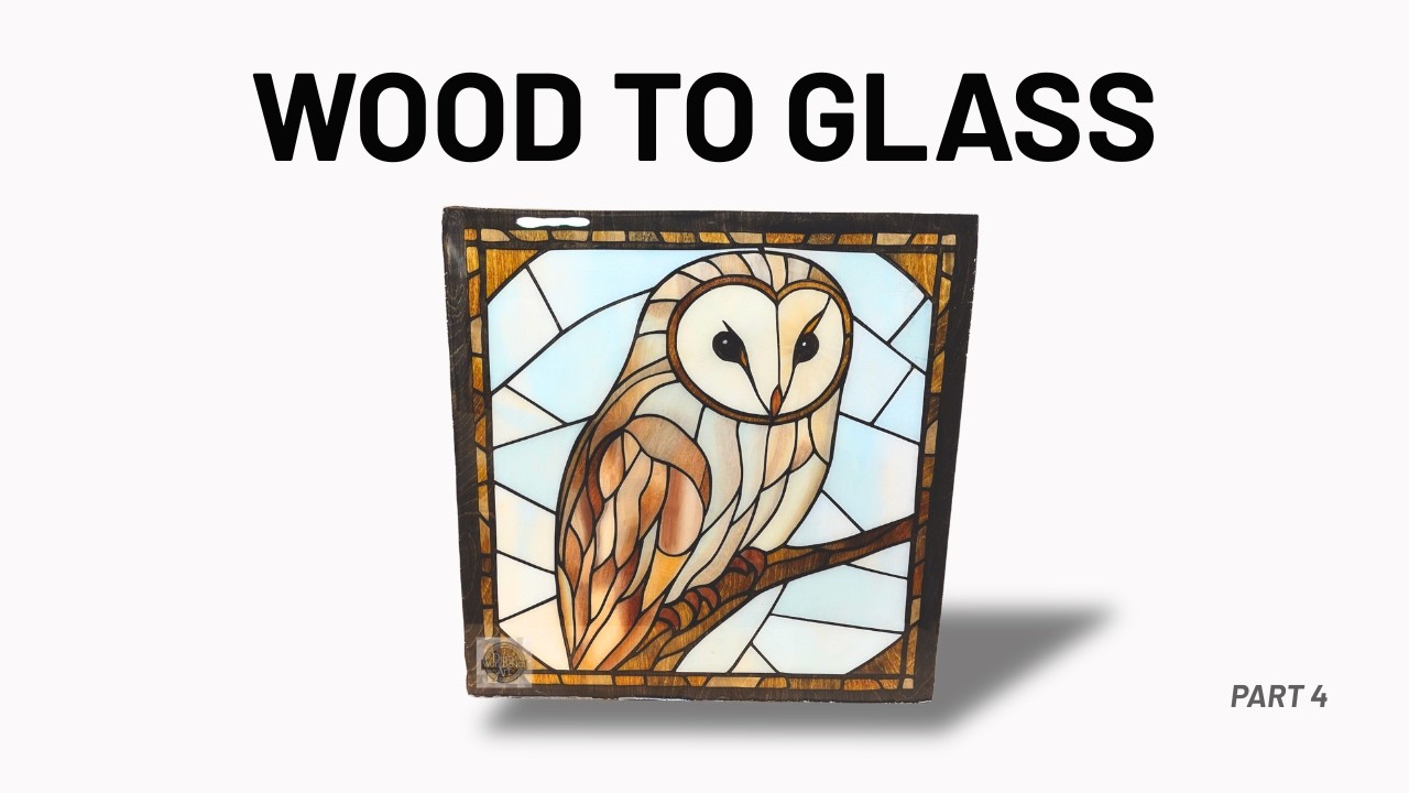 Creating a Stained Glass Illusion Owl with Laser & Epoxy