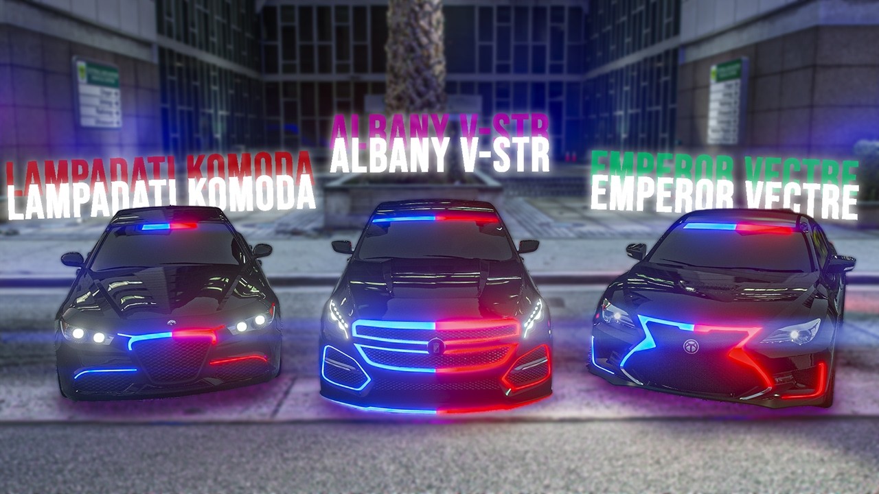 POLICE CARS | GLASS LED LIGHTS | HRCUSTOM