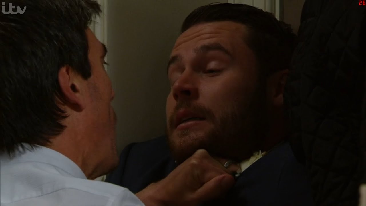 Emmerdale - Cain Punches Aaron