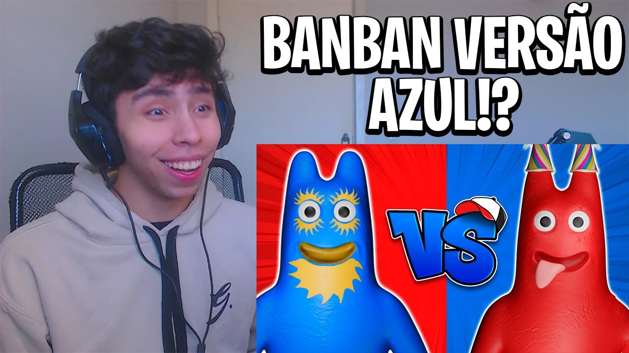REACT Flumbo (Banban Azul) Vs Banban - Garten of Banban 8