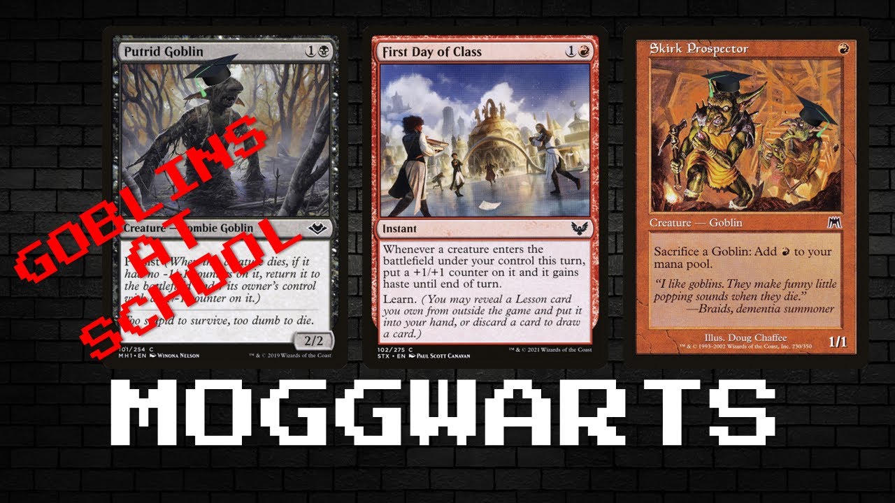 MTG PAUPER - GOBLINS AT SCHOOL - MOGGWARTS GAMEPLAY
