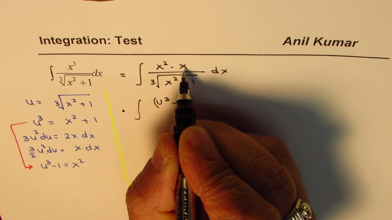 Integration Test Radical Roots by Rationalizing Substitution