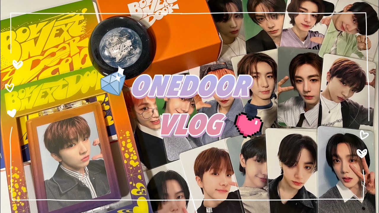 [원도어 브이로그] 보넥도 더현대 팝업 언박싱 • 홀로그램 체험 • 밋앤그릿 • 럭드포카 • MD • 굿즈 • 보이넥스트도어 • 덕질로그 • 원도어로그 • BOYNEXTDOOR