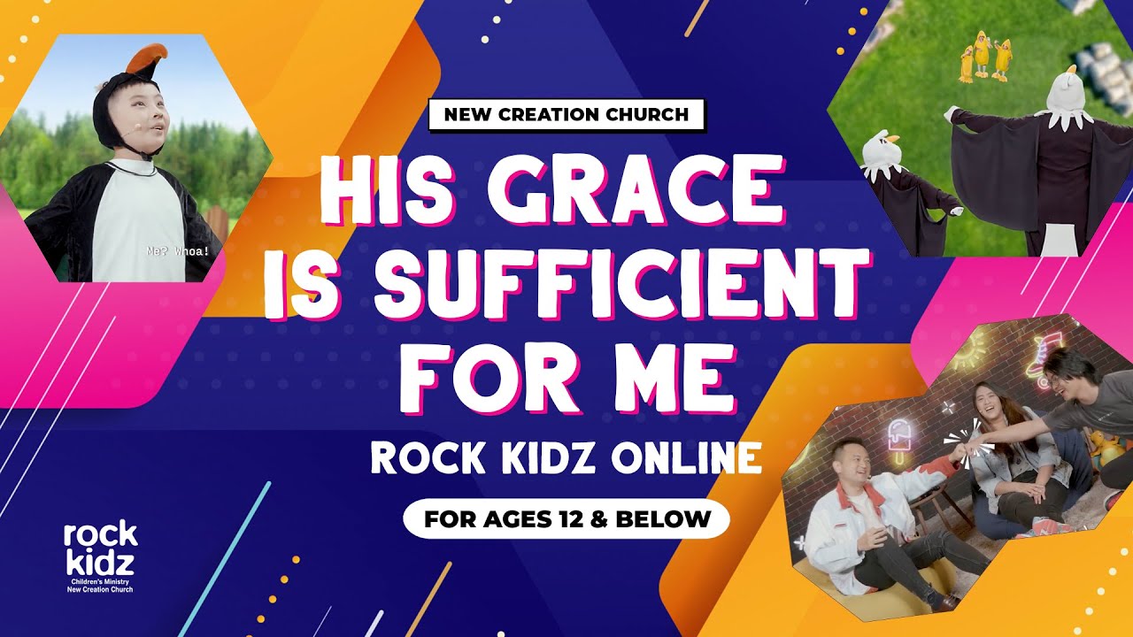 His Grace Is Sufficient For Me | Rock Kidz Children’s Lesson | New Creation Church