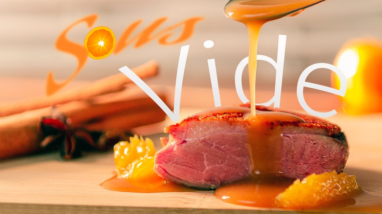 [ENG/SUB] Duck Breast Sous Vide with Orange Sauce