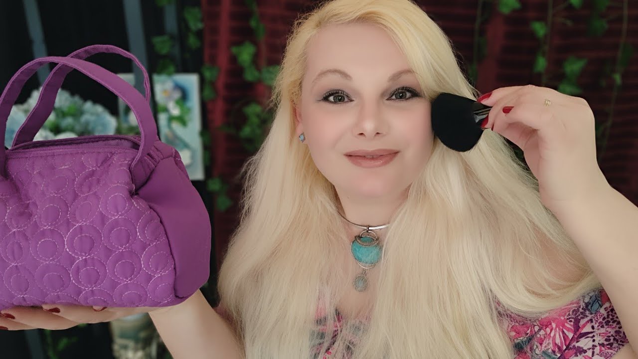 What's in My Old Make-up Bag SOFT SPOKEN ASMR Makeup Show and Tell , makeup rummage 