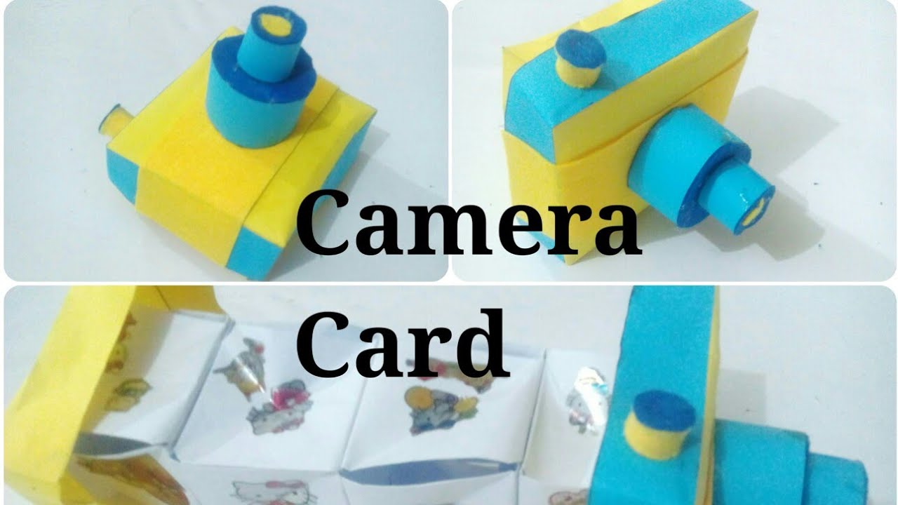 Unique Instax Card Tutorial/ DIY Scrapbook/DIY Camera Card/Handmade Gift for friends & Family/