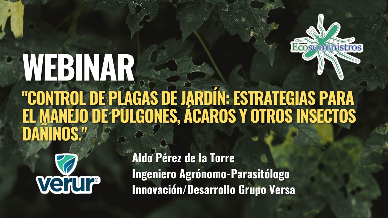 Webinar Control de Plagas de Jardín.