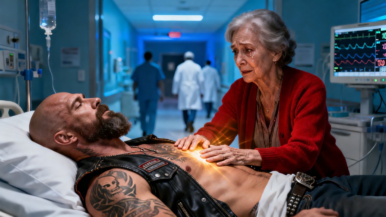 20 Doctors Failed! Then Old Woman Stepped In & Miraculously Saved This Hells Angels Biker!
