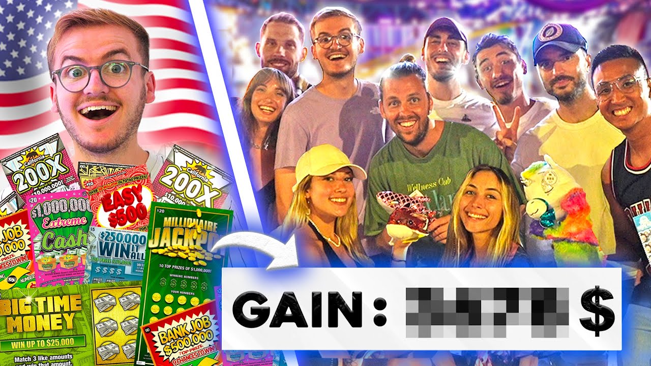 On gratte 1000 tickets à gratter aux USA (on dépense TOUT à la fête foraine)
