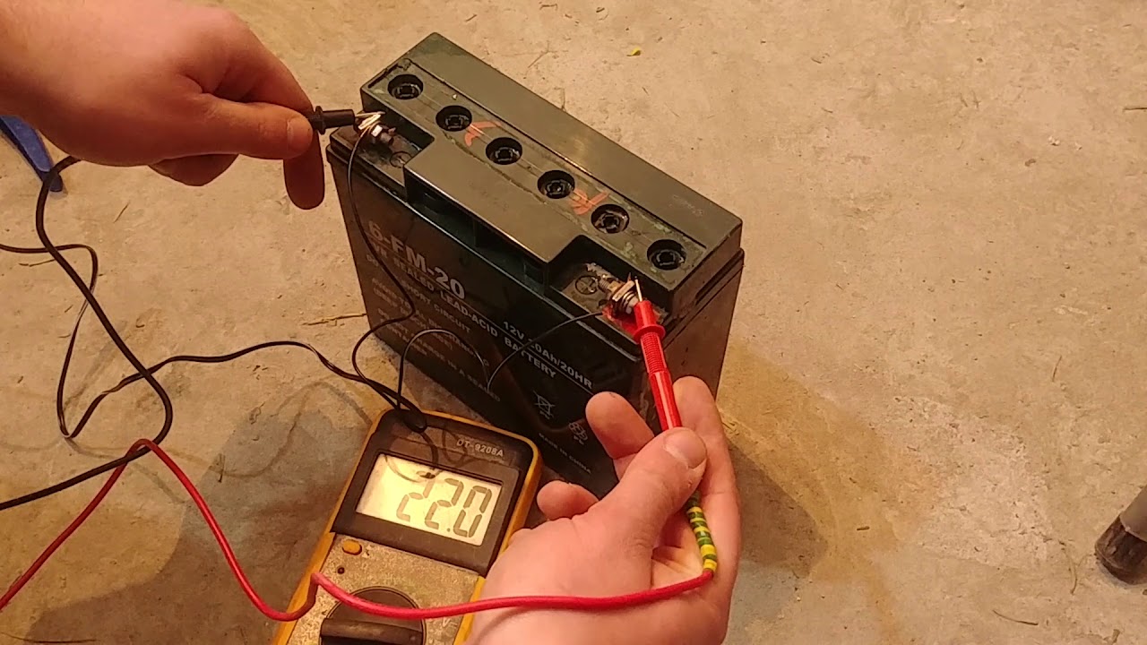 Regeneracja akumulatora żelowego/Regeneration of the gel battery/booster