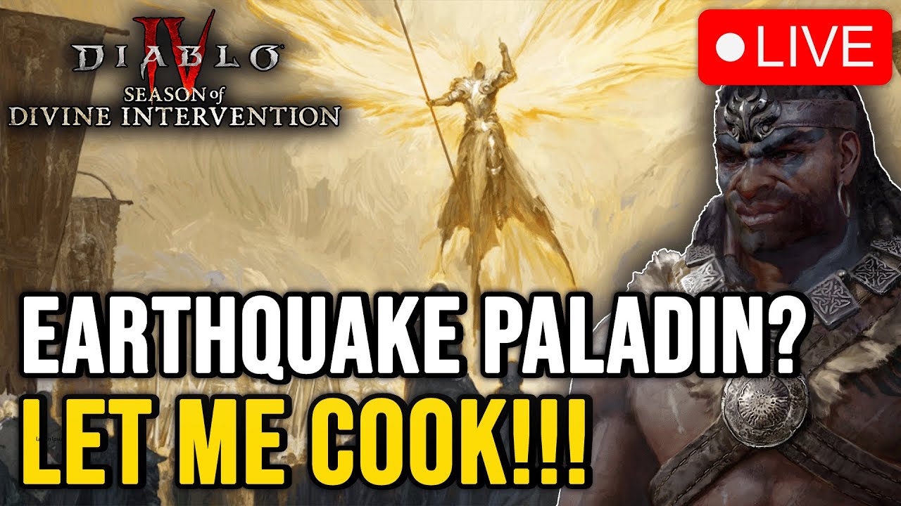 Paragon 299 Barb/Pala Earthquake Paladin? !rip !build  - Diablo 4 Season 11