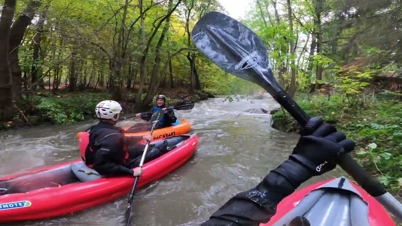 Vavřinecký potok 2022🚣‍♂️ Toušická káskáda)👍(Gumotex Safari)