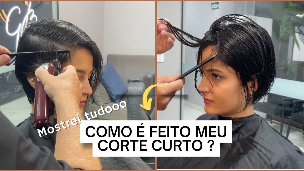 CORTANDO MEU CABELO CURTO PASSO A PASSO | Pixie Cut