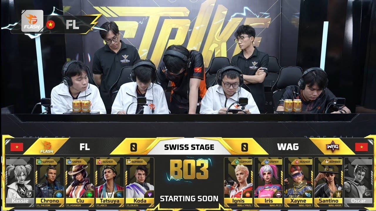 TEAM FLASH VS WAG | FFWS SEA 2025 FALL | CS SWISS STAGE DAY-1 ~ ROUND 1