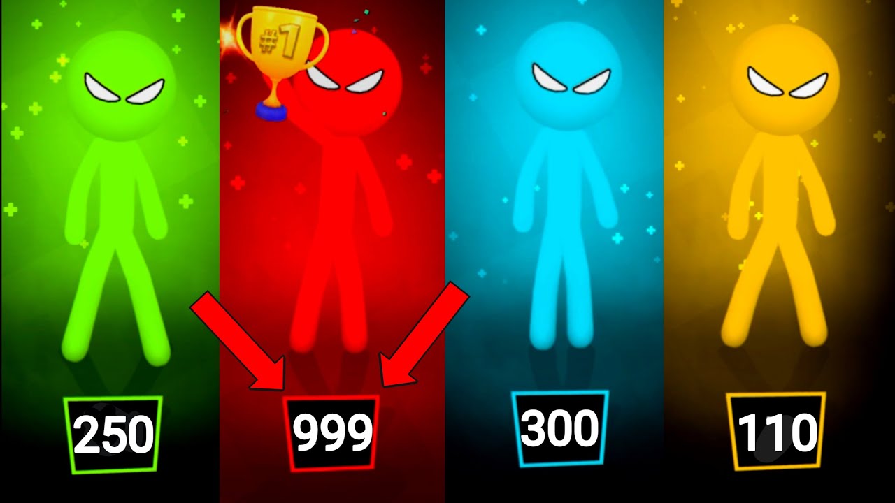Stickman Party - Tournament Mode 123 4 Players Random - New Update MiniGames Gameplay