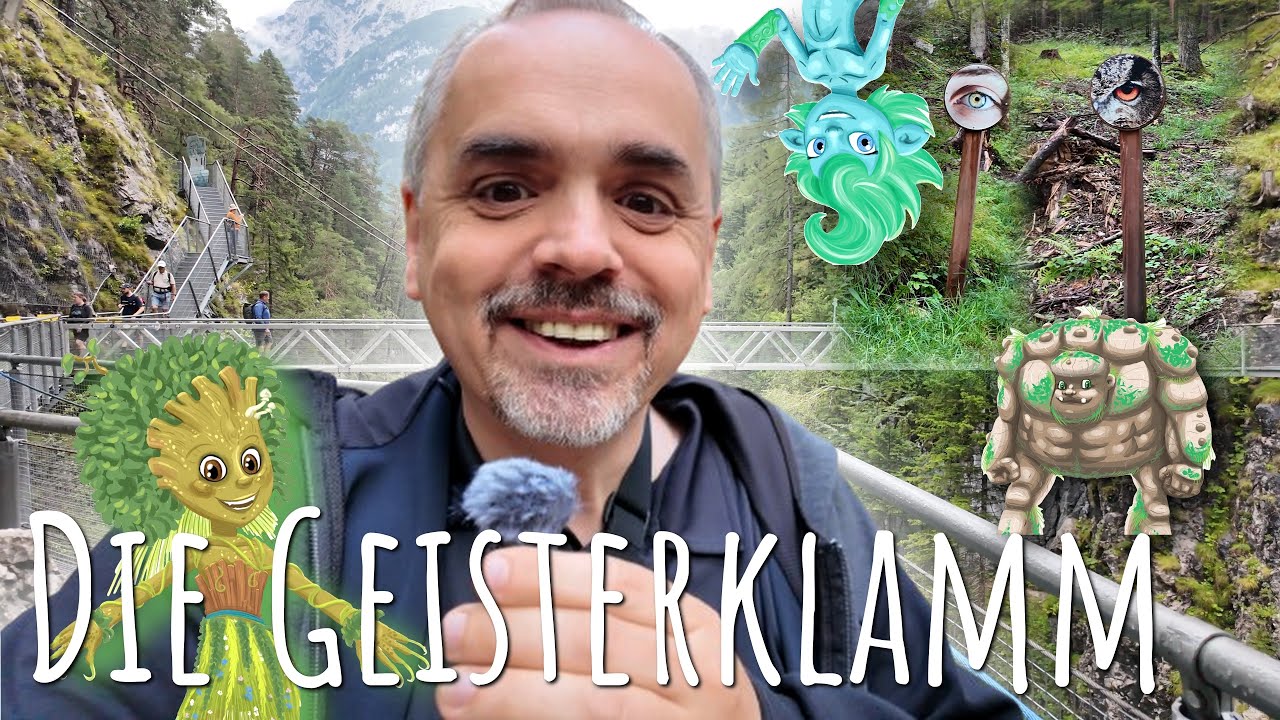 Die Geisterklamm an der Landesgrenze - Leutasch - Tirol - Grenzregion -  Mittenwald(DE)