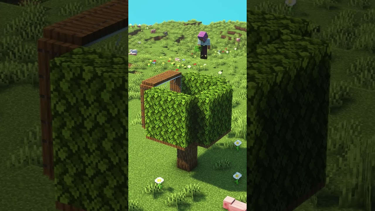 Minecraft Starter Tree House🏠 #shorts