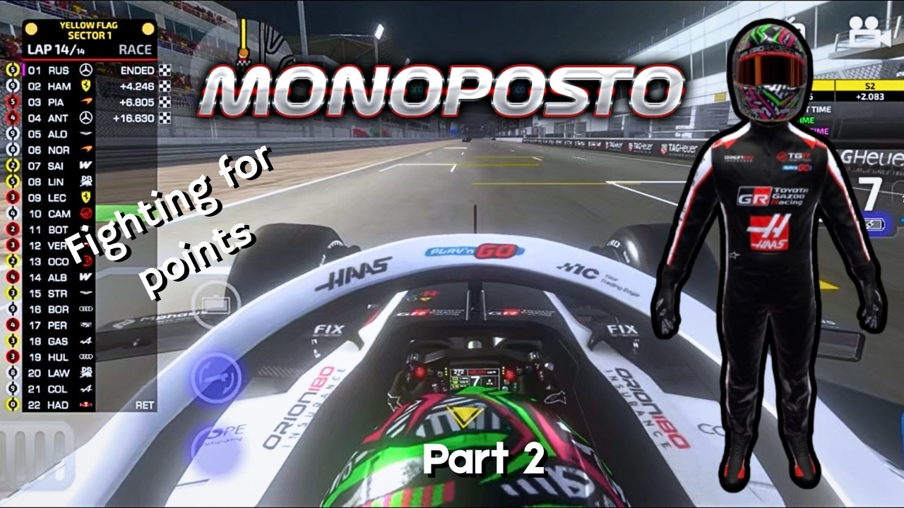 FIGHTING FOR POINTS Monoposto driver career Pt2