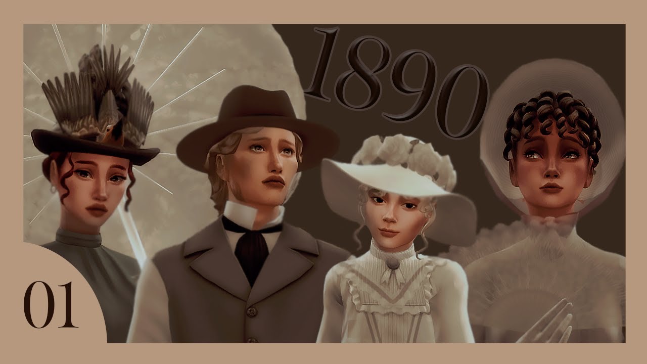 SIMS 4 DECADES CHALLENGE [1890s]: Meeting Our Vivacious Victorians! 🥀 [Part One]