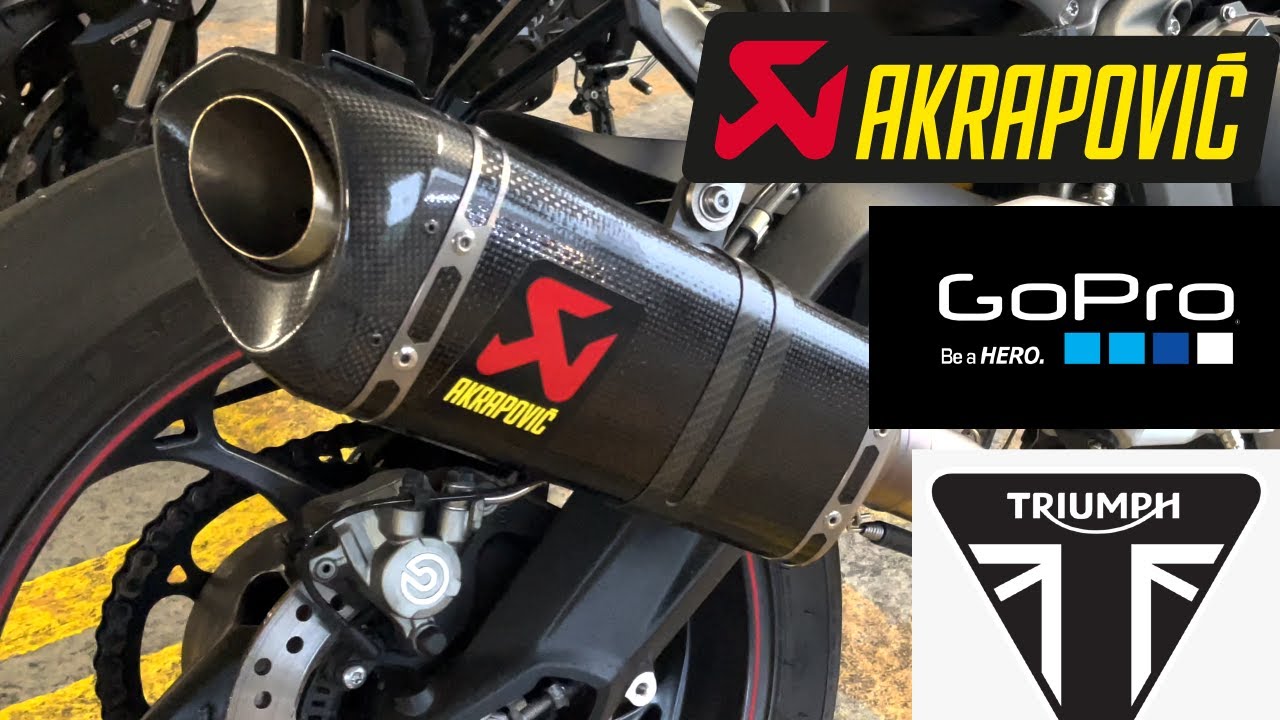 Triumph Street Triple RS 2021 Akrapovic Slip On - Flyby & Riding Soundcheck | MULTIPLE LOUD FLYBYS!
