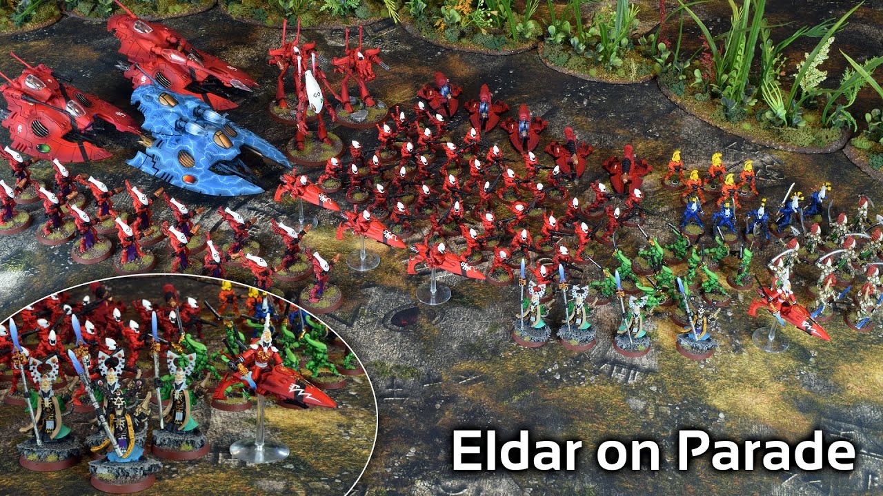 Eldar on Parade (Warhammer 40k)