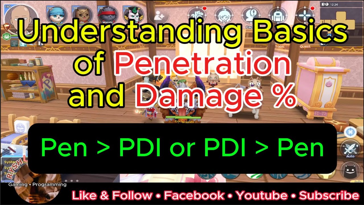 Ragnarok M Classic: Understanding the basics of Penetration and Physical Damage Increase (Tagalog)