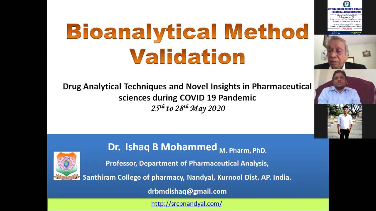 Keynote by Dr.Paranjothy Kanni & Insights on Bioanalytical Method Validation by Dr.B.Mohammed Ishaq