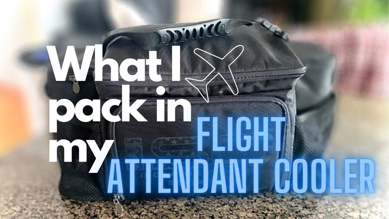 What’s In My Flight Attendant Crew Cooler? Packing food/meal prep for a 4 day trip! ❤️✈️