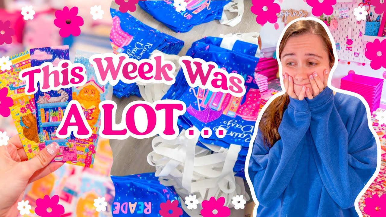 Everything Went Wrong This Week 😩 Small Business STUDIO VLOG 🌸