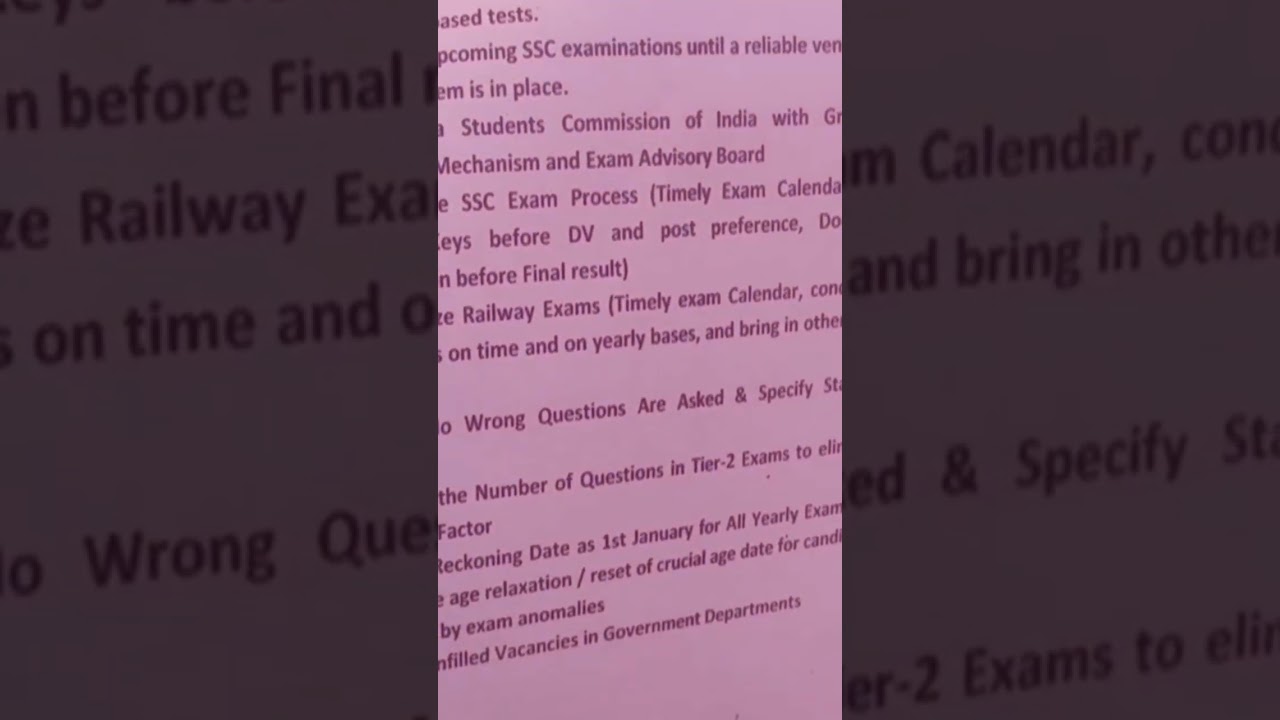 Majar Demand SSC Reforms 2025 #sscreform #education #abhinaymaths #gaganpratapmaths #rakeshyadavsir