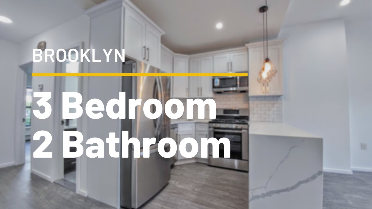 Passionately Renovated 3 Bedroom 2 Bathroom Apartment In Brooklyn NY! | V-Tour