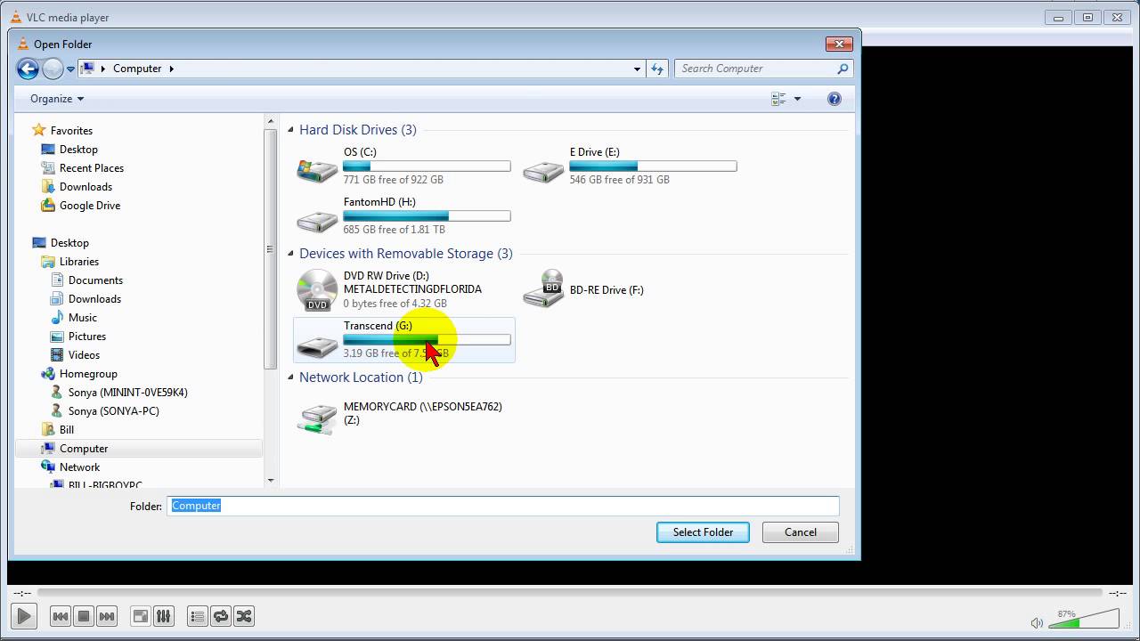 Copy DVDs to USB Thumbdrive, and play with all menus