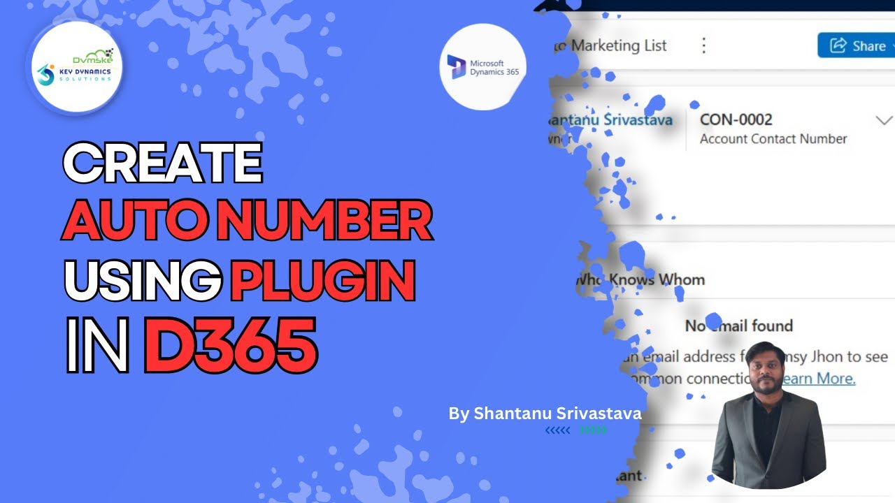 How to Create Auto-Number using Pre-Operation Plugin in Dynamics 365 CRM | Step-by-Step Tutorial